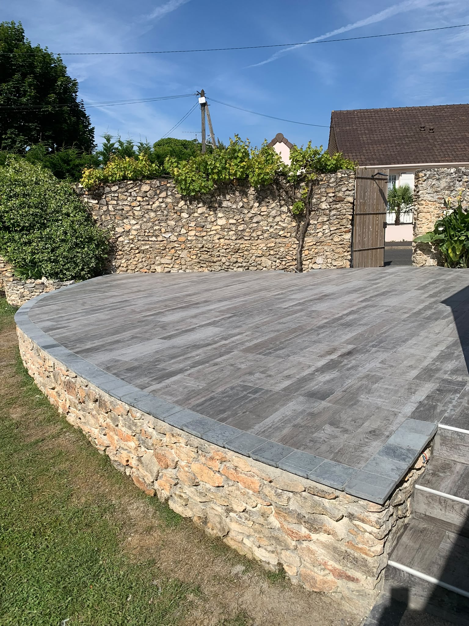 Détail de finition chantier SAMMaçonnerie